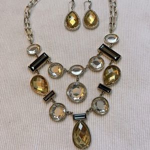 INC Statement Necklace & Earrings Set